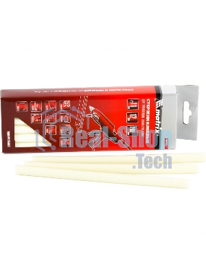 Стержни клеевые Matrix, 11 x 200 мм, белые, 12 шт.