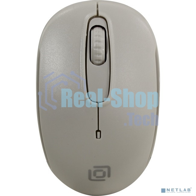 Мышь беспроводная Oklick 505MW белый, 1000 dpi, радиоканал, USB, кнопки - 3