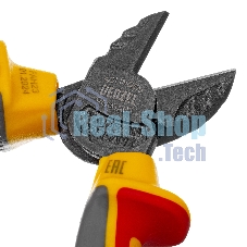 Бокорезы Denzel диэлектрические рукоятки, до 1000 В, трехкомпонентные рукоятки, 160 мм