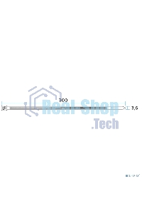 Хомут-стяжкa нейлоновая с тройным замком Rexant 300x3,6 мм, черная, упаковка 100 шт.