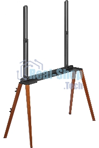 Подставка для телевизора Cactus CS-ST3646BKWN черный/орех 49