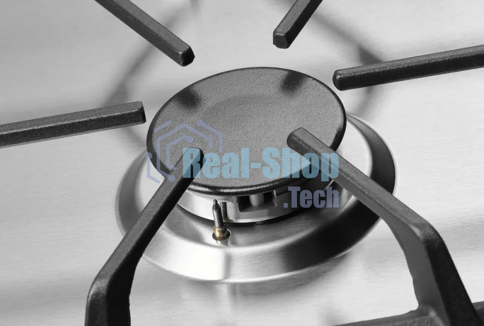 Встраиваемые газовые панели Kuppersberg FS 62 X, 4 конфорки, нерж. сталь