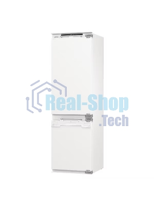 Встраиваемый холодильник Gorenje NRKI517142, полезный объем 243 л, электронное управление, цифровой дисплей, автоматическое размораживание No Frost, быстрое замораживание, интенсивное охлаждение, зона свежести с контролем влажности, слайдерное крепление, энергоэффективность А+