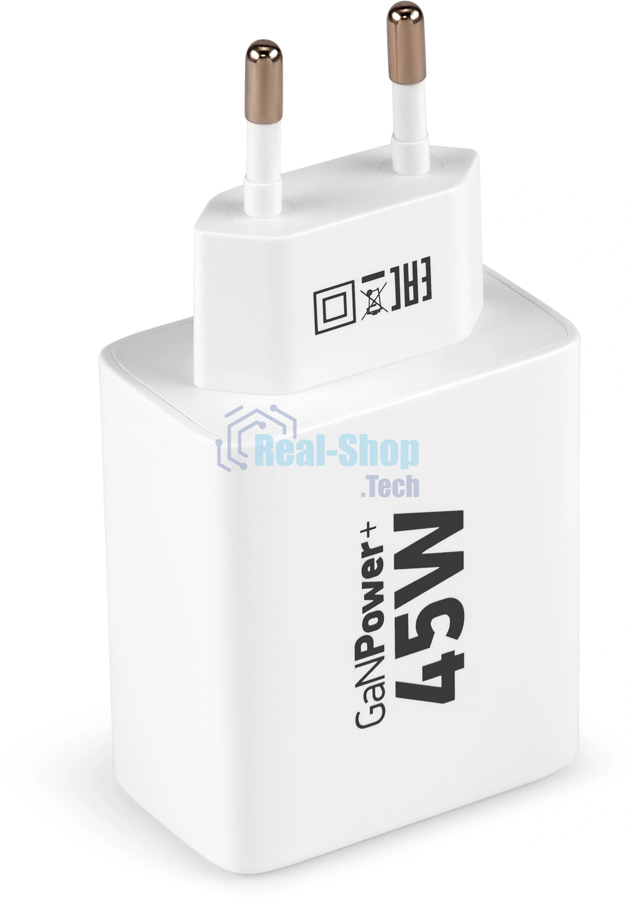 Сетевое зарядное устройство Digma Pro DPW4A 45W 3A (PD+QC) USB-C/USB-A универсальное белый (DPW4A5GX11WH)
