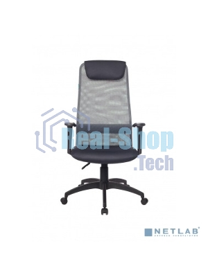 Кресло руководителя Бюрократ KB-8N/DG/TW-12 серый TW-04 TW-12 сетка
