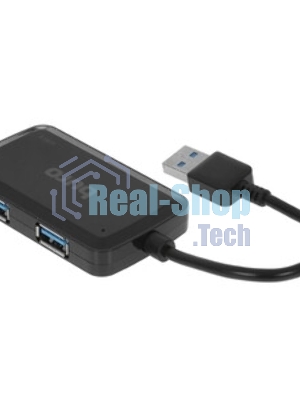 USB-концентратор Buro BU-HUB4-U3.0-S, USB 3.0, USB 4 порта, USB