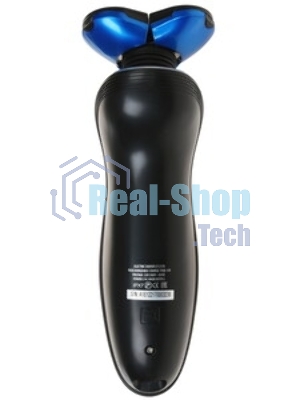 Электробритва Centek CT-2170 (синий) ротор 3D, влажное бритье, 3 плав.головки, 2-ные лезвия, до 50 мин раб