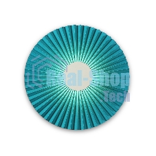 Настенный светильник Ambrella light LH72651 WH/GR белый/бирюзовый 6W 3000K D300*100