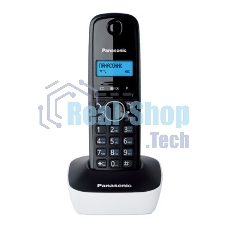 Телефон беспроводной (DECT) Panasonic KX-TG1611RUW (белый) АОН, Caller ID,12 мелодий звонка,подсветка дисплея,поиск трубки