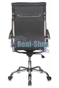 Кресло руководителя Бюрократ CH-993/black черный, искусственная, кожа, крестовина хромированная