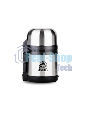 Термос Арктика 201-600 универсальная пробка, 0,6 л, с ручкой + чашка, холод/тепло 18 ч