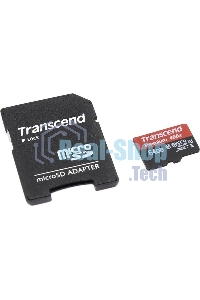 Флеш карта microSDXC 64Gb Class10 Transcend TS64GUSDU1 + adapter