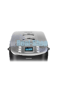 Хлебопечка Centek CT-1415 (черн/сталь) 1500 г БОЛЬШОЙ ОБЪЕМ, 860Вт, 15 программ, таймер, LCD, окошко