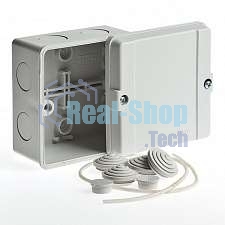 Коробка ОП Тусо распаячная 98х98х60мм сер. IP65 Рувинил 67048