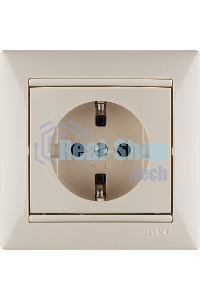 Розетка Legrand 774321 2К+3 со шторками, слон. кость Valena