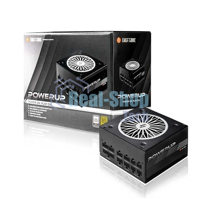 Блок питания Chieftec CHIEFTRONIC GPX-850FC, 850Вт, 80 PLUS Gold, модульный, 120мм, черный