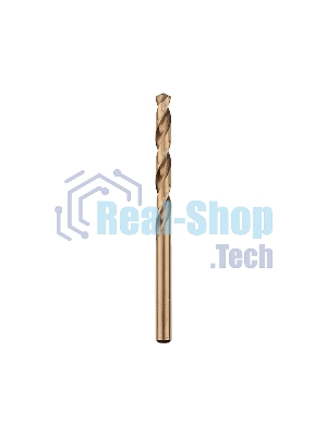 Сверло по металлу Kranz Кобальт 12 мм, сталь HSS-Co 5 % M35 P6M5K5 DIN 338