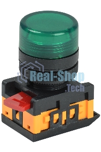 Арматура светосигнальная AL-22TE зел. цил. IEK BLS30-ALTE-K06