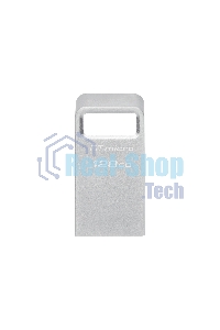 Флешка USB Kingston 128Gb DataTraveler Micro DTMC3G2/128Gb USB 3.0 серебристый