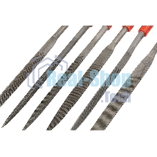 Набор надфилей Matrix 180 х 5мм 6шт пластиковые рукоятки