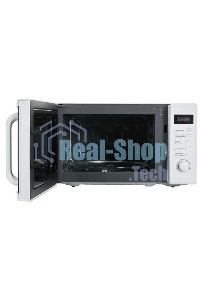 Микроволновая печь Midea AM820CUK-W белый, 20 л, 800 Вт, переключатели - поворотный механизм/кнопки