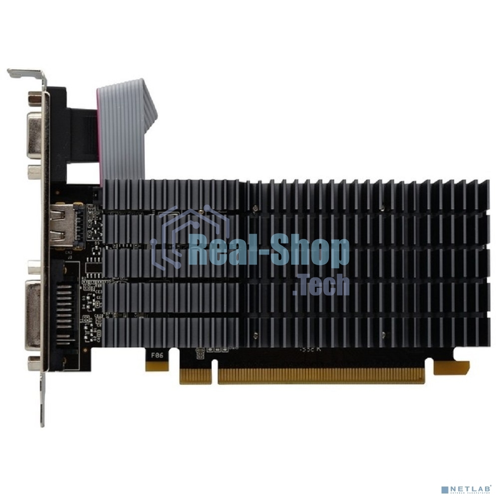 Видеокарта AFOX AF210-1024D2LG2 GEFORCE G210 1Gb DDR2 64BIT DVI HDMI VGA LP HEATSINK RETAIL PACK