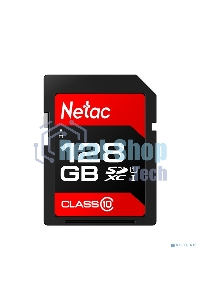 Флеш карта Netac P600 SDHC 128Gb U1/C10 up to 80Mb/s, retail pack