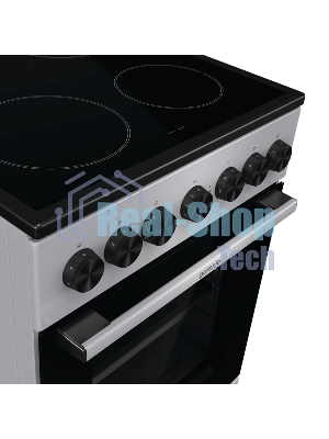 Плита электрическая Gorenje GEC5B41SG серый, конфорок 4 шт, духовка 62 л, 50 см x 85 см x 59.4 см