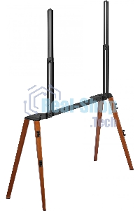 Подставка для телевизора Cactus CS-ST3646BKWN черный/орех 49