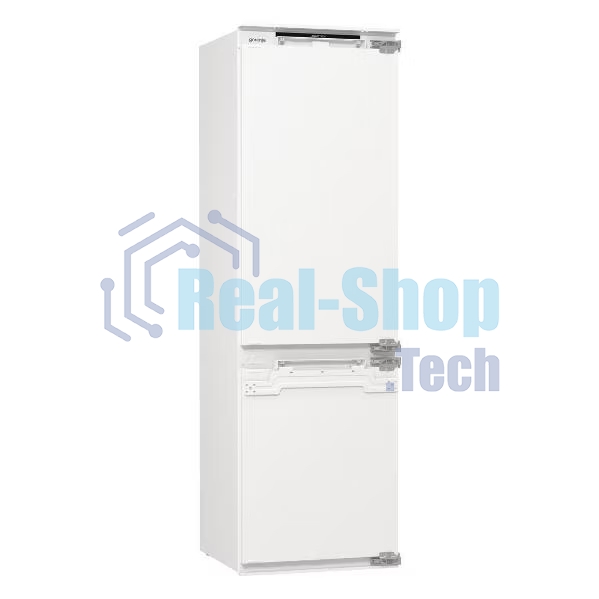 Встраиваемый холодильник Gorenje NRKI517142, полезный объем 243 л, электронное управление, цифровой дисплей, автоматическое размораживание No Frost, быстрое замораживание, интенсивное охлаждение, зона свежести с контролем влажности, слайдерное крепление, энергоэффективность А+