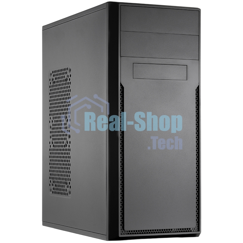 Компьютерный корпус без блока питания Foxline FL-302, ATX, 2x5.25EXT, 1x3.5EXT, 4x3.5INT, 2xUSB 2.0, HDA, w/o FAN, w/o PSU, NO pwr cord