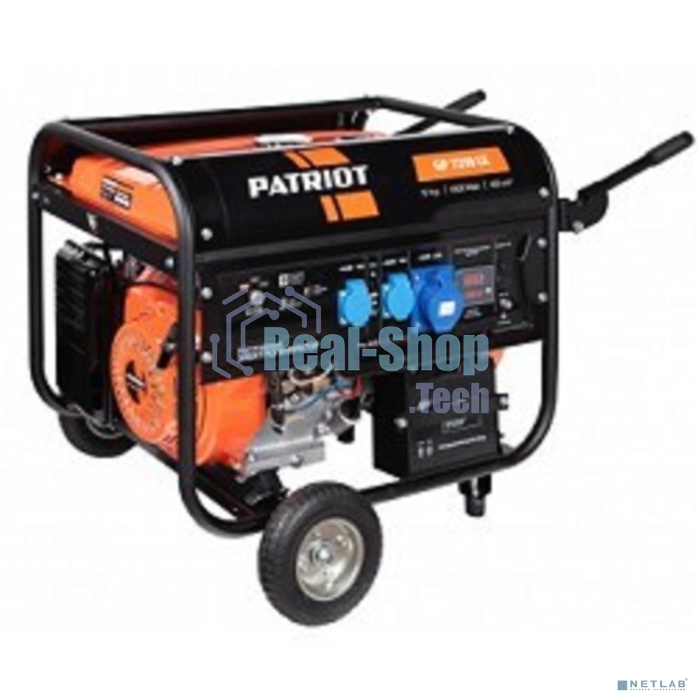 Электрогенератор бензиновый Patriot GP 7210LE, 6.5 кВт, 78 дБ, 86 кг