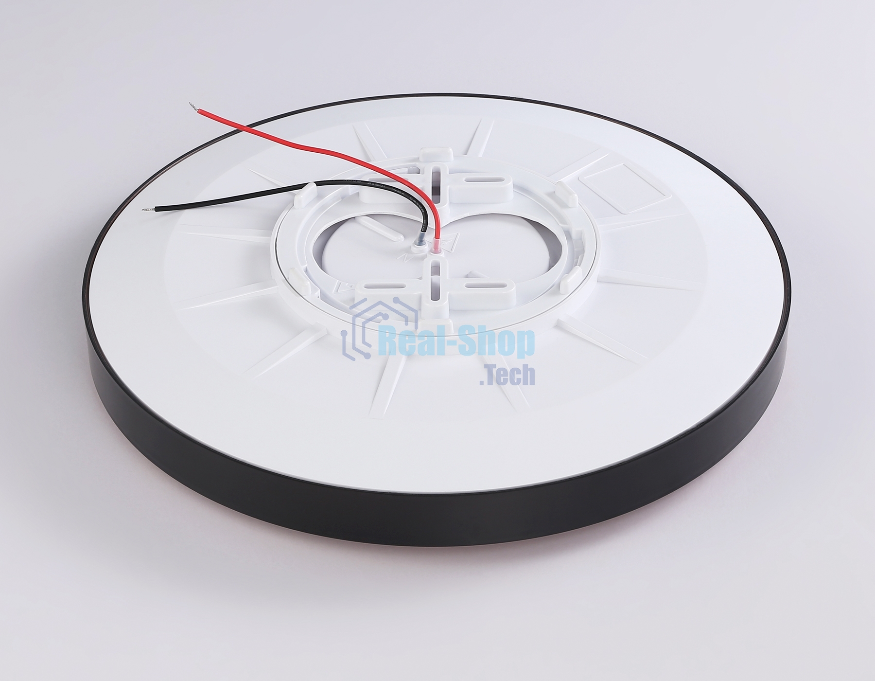 Потолочный светодиодный светильник Ambrella light FZ1248 BK черный IP54 30W 5000K D380*60 (Без ПДУ)