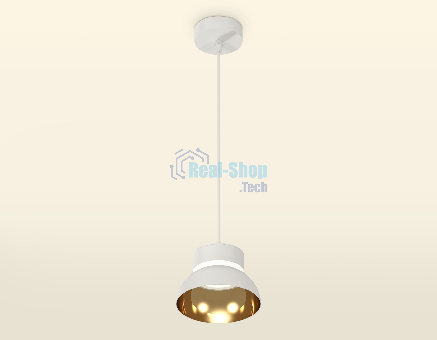 Светильник Ambrella Light XP8110051 SWH/PYG/CL белый песок/золото желтое полированное/прозрачный GX53
