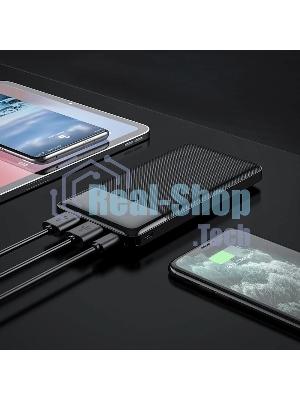 Портативный аккумулятор Powerbank HOCO J72 Easy travel, 2.0A, (10000mAh), черный