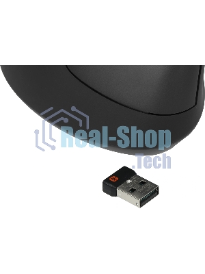 Мышь беспроводная Logitech MX Vertical черный, 4000 dpi, USB, Bluetooth/радиоканал, кнопки - 6