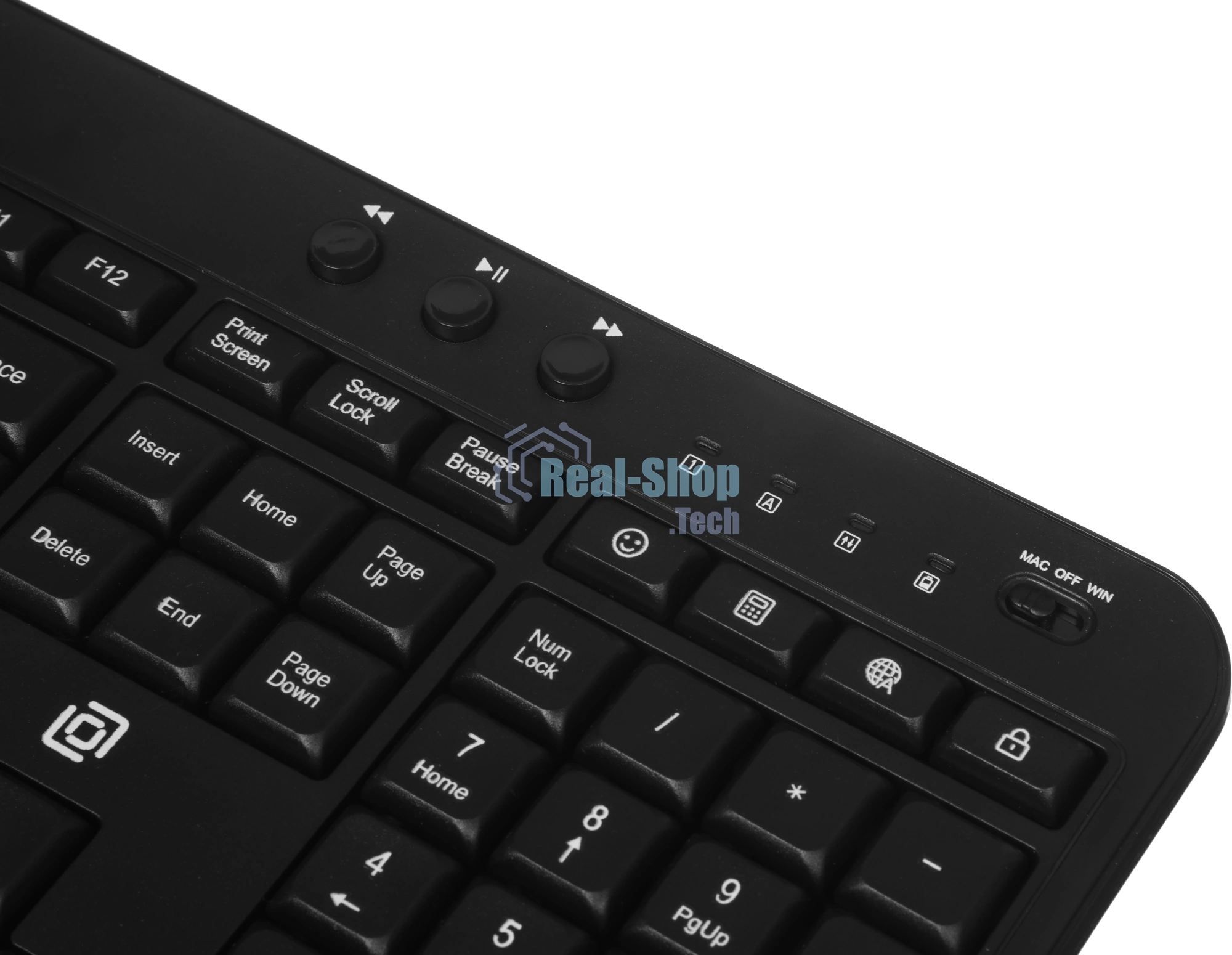 Клавиатура Oklick K257W беспроводная, радиоканал, чёрный