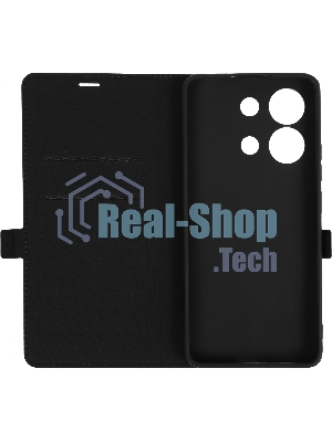Чехол (флип-кейс) BoraSCO для Xiaomi Redmi Note 13 4G Book Case черный (72993)
