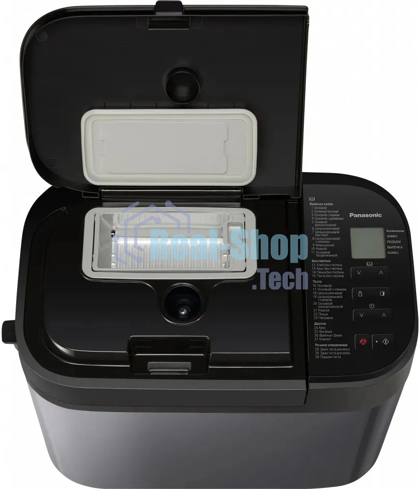 Хлебопечка Panasonic SD-YR2540HTS серый/черный, 550 Вт, 1.1 кг, 30 программ