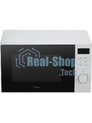 Микроволновая печь Midea AM720C2VR-W белый, 20 л, 700 Вт, переключатели - кнопки, поворотный механизм