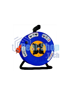 Удлинитель катушка UNIVersal ВЕМ-250 IP-44 термо ПВС 3x1,5 4 гнезда 50мс заземлением