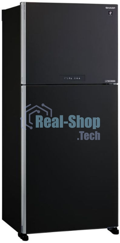 Холодильник Sharp SJ-XG55PMBK черный двухкамерный 394/162 л морозилка сверху
