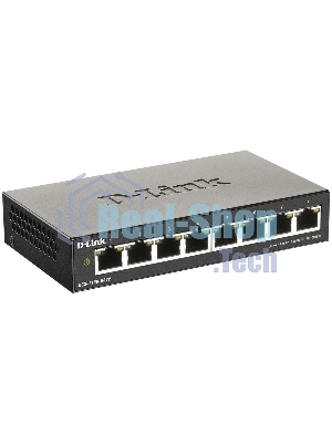 Коммутатор D-Link DGS-1100-08V2/A1A, 8×1 Гбит/с, настраиваемый