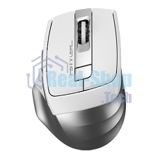Мышь беспроводная A4Tech Fstyler FB35 белый/серый, 2000 dpi, Bluetooth / USB, Bluetooth / радиоканал, кнопки - 6