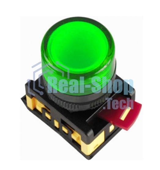 Арматура светосигнальная AL-22TE зел. цил. ИЭК BLS30-ALTE-K06