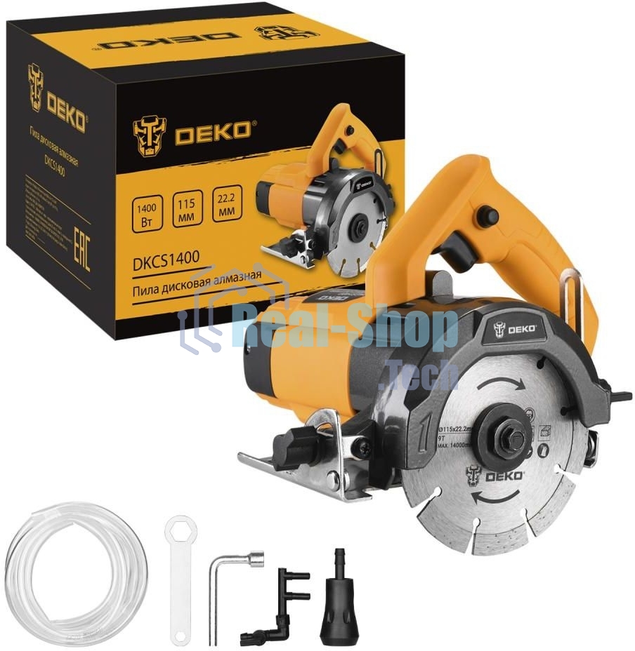 Циркулярная пила (дисковая) Deko DKCS1400 1400Вт (ручная)