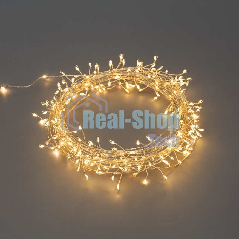 Гирлянда Neon-night роса Фейерверк с контроллером 20м, 500LED, цвет свечения теплый белый, на катушке