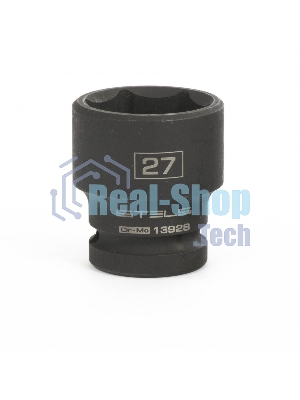 Головка ударная шестигранная Stels 27 мм, 1/2