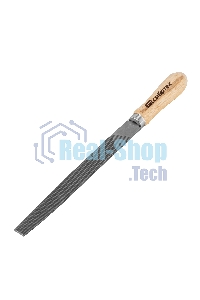 Напильник Сибртех, 200 мм, плоский, деревянная ручка