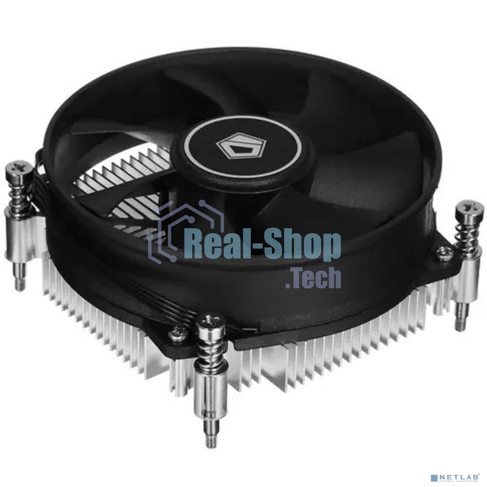 Кулер ID-COOLING DK-17 PWM серебристый/черный 92мм алюминий 2200rpm 26db 4-pin 65W 42мм